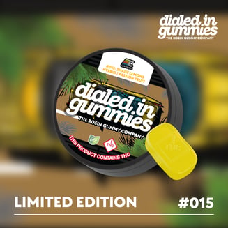 100mg - Shady Lemons #015 - Rosin Gummies (10pk) by Dialed In Gummies