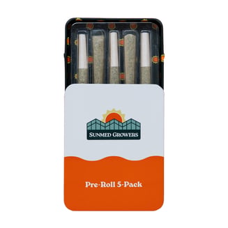 GMO x Sky OG Pre-Roll 2.5g 5-Pack Tin by SunMed Growers