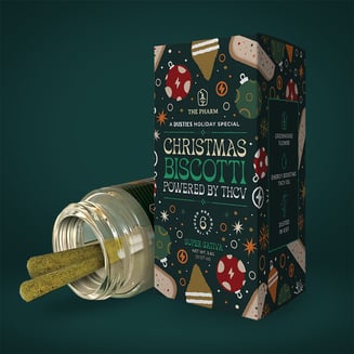Christmas Biscotti 6pk (0.6g Each) by Dusties