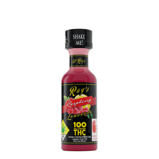 Raspberry [1.75oz] (50mg CBD/50mg CBG/50mg CBN/50mg CBC/100mg THC) by Ray's Lemonade