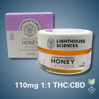 Lavender Honey | 110mg | 1:1 THC:CBD by Lighthouse Sciences