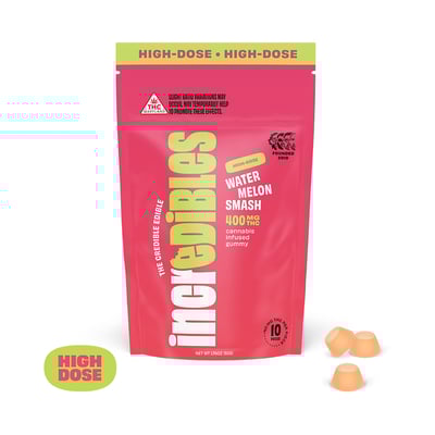 Image 1 for Watermelon Smash High Dose [10pk] (400mg), a sativa product