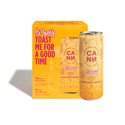 Shop Blood Orange Cardamom Hi Boy [4pk] (5mg per can) | Haze