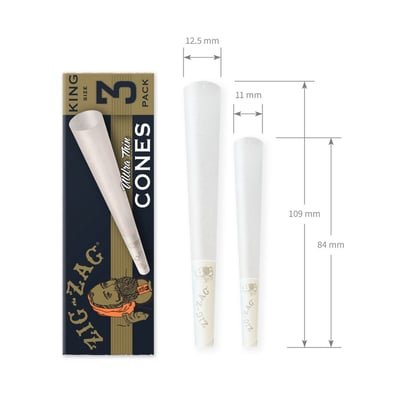 Image 6 for Ultra Thin Cones - King [3pk], a undefined product
