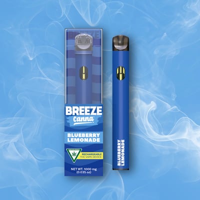 breez thc vape Shop Blueberry Lemonade - Classic 1g PLUS Vape Device — BREEZE Canna | High  Haven