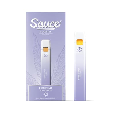 Purple Haze Disposable [1g] | Sauce Essentials | Classics Distillate  All-In-One