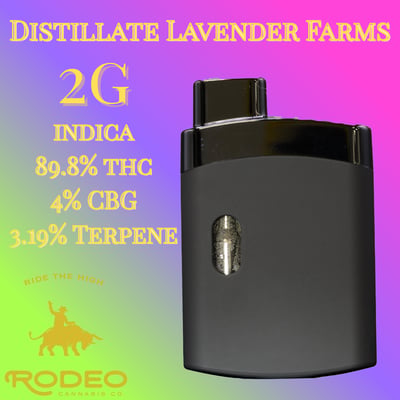 neuss vape Delta-8 Vape Cartridge - Blue Lavender Spritz main image 0
