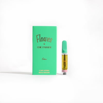 Shop Flower by Edie Parker-Green Queen-Sativa Vape Cartridge-1g-00420 |  Budr - Montville (Medical) Dispensary Montville, CT