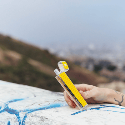 Shop Timeless Battery TV6/Flip Case Black/Yellow .5g (500mg) | Surf City  Original Dispensary Soquel, CA