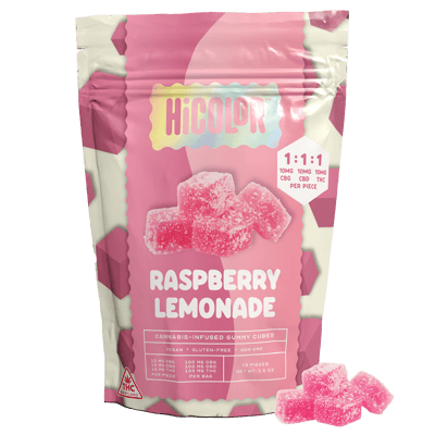 Shop Raspberry Lemonade [10pk] (100mg CBG/100mg CBD/100mg THC