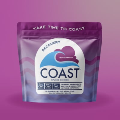 Image 1 for RECOVERY I Boysenberry Gummies I 5:20:5 CBC:CBD:THC, a hybrid product