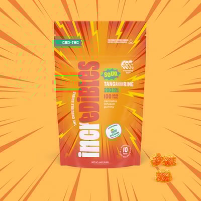 Image 1 for 2:1 Sour Tangahhhrine + CBD [10pk] (200mg CBD/100mg THC), a hybrid product