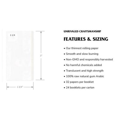 Image 5 for Ultra Thin Rolling Papers - 1 1/4 (78mm), a undefined product Image 5 for Ultra Thin Rolling Papers - 1 1/4 (78mm), a undefined product
