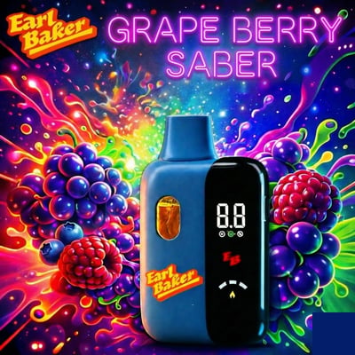Shop Earl Baker Grape Berry Saber 1g Disposable Vape T90.564% H 00216 | Bluepoint Wellness Dispensary Westport Westport, CT Shop Earl Baker Grape Berry Saber 1g Disposable Vape T90.564% H 00216 | Bluepoint Wellness Dispensary Westport Westport, CT