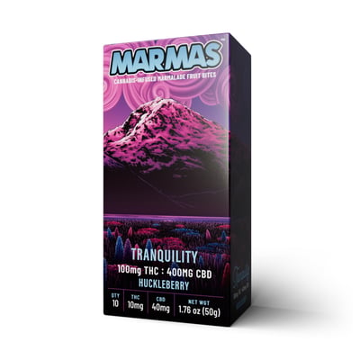 Shop 4:1 Huckleberry - Tranquility [10pk] (400mg CBD/100mg THC