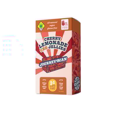 Shop 1:1 Cherry Lemonade Jellies [10pk] (100mg THC/100mg CBD