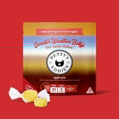 Image 1 for Sweater Weather - Apple Pie [10pk] (100mg THC/50mg CBG), a null product