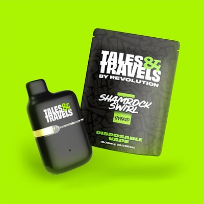 tales and travels disposable vape Shop Shamrock Swirl [1000mg] | The Dispensary