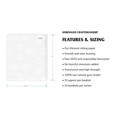 Image 5 for Ultra Thin Rolling Papers - 1 1/2, a undefined product Image 5 for Ultra Thin Rolling Papers - 1 1/2, a undefined product