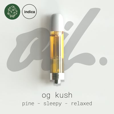 Shop OG Kush - Cartridge - 1000mg | The Happy Camper