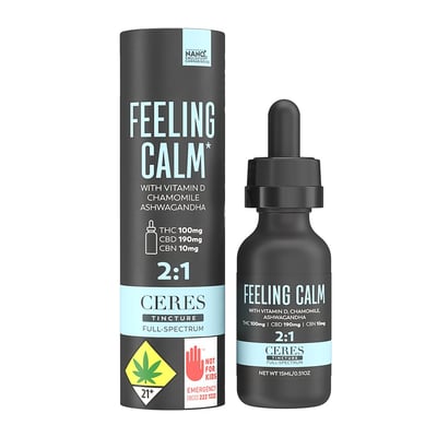 Shop 2:1 Feeling Calm [15ml] (100mg THC/190mg CBD/ 10mg CBN) | High Point  Cannabis Dispensary Kingston, WA