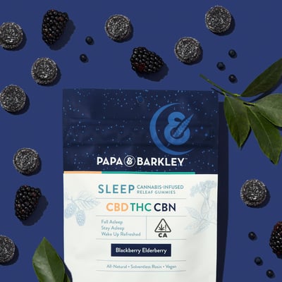Papa & Barkley Blackberry Elderberry Sleep Gummies | Farmacy Santa