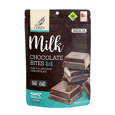 Shop Milk Chocolate CBD 1:1 (Indica) | Remedy Tulalip Dispensary