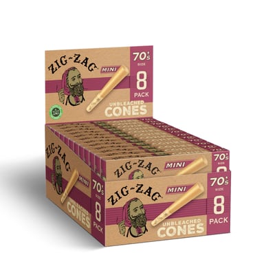 Image 5 for Unbleached Ultra Thin Mini Cones - 70mm [8pk], a undefined product