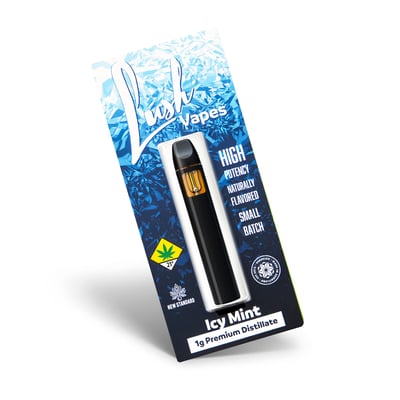 disposable vapes thc Shop Vape Pen Lush Icy Mint Disposable (1000mg) By Verdelux & New Standards  Lab