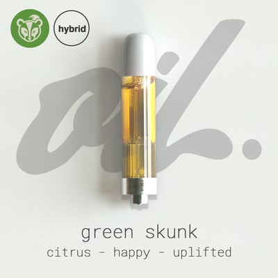 Shop Green Skunk - Cartridge - 1000mg | The Happy Camper
