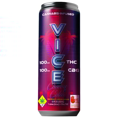 Shop 1:1 Cherry Cola [12oz] (100mg THC/100mg CBG) | High Point
