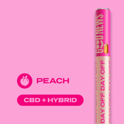 Shop Day Off Peach Disposable Vape | BEYOND / HELLO - Normal (MED)  Dispensary Normal, IL