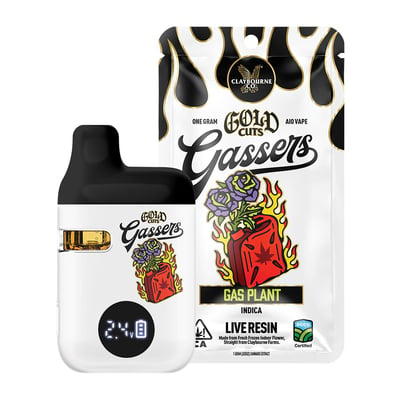 Shop Gas Plant (1g) - Gassers All-In-One Gold Cuts Live Resin Vape