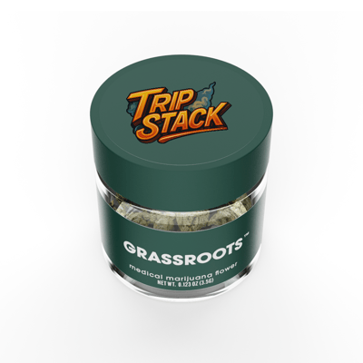 Shop Grassroots Dark Heart Collection Ground Flower 3.5g Triple
