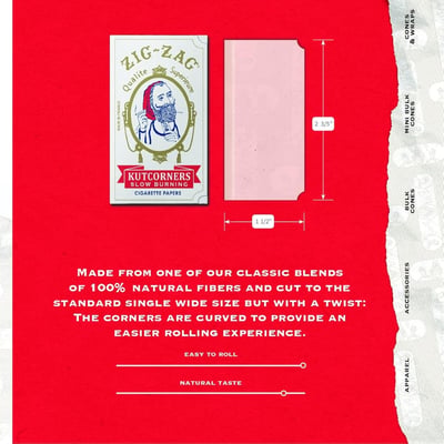 Image 5 for ZIG ZAG - ORIGINAL PAPERS - SINGLE WIDE 1/2, a undefined product Image 5 for ZIG ZAG - ORIGINAL PAPERS - SINGLE WIDE 1/2, a undefined product
