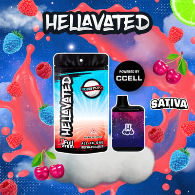 hellavated disposable vape review Shop Bomb Popz [1g] america Select Flavor ::Wonder Barry Cake Empty Vape Packaging