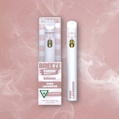 Shop Pink Lavender - Balance 1g PLUS Vape Device — BREEZE Canna