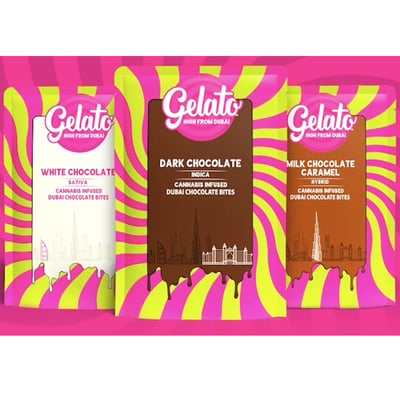 Shop Dubai Dark Chocolate [10pk] (200mg) | Prosper Cannabis