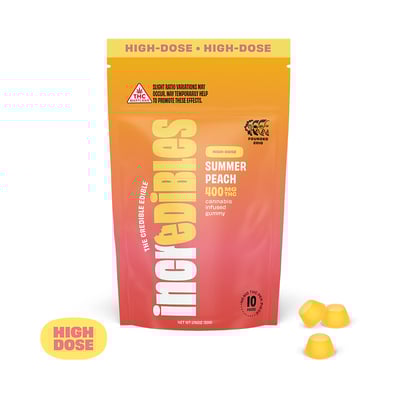 Image 1 for Summer Peach High Dose [10pk] (400mg), a sativa product