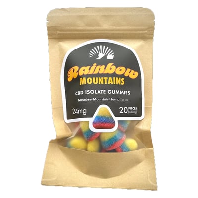 Image 1 for Rainbow Mountain Gummies [20pk] (480mg CBD), a cbd product