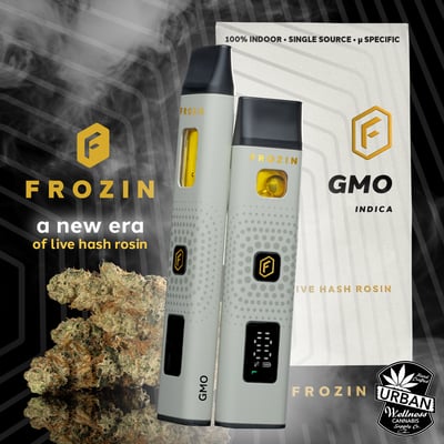 Shop GMO [1000mg] - Live Rosin AIO Cart | Urban Wellness - Bernalillo  Dispensary Bernalillo, NM