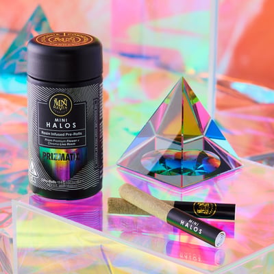 Image 5 for Prizmatic Mini Halos Infused Pre-Rolls 5-Pack [3g], a indica product