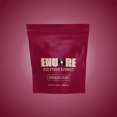 Image 1 for Sour Black Cherry RSO - Hybrid [10pk] (100mg), a hybrid product