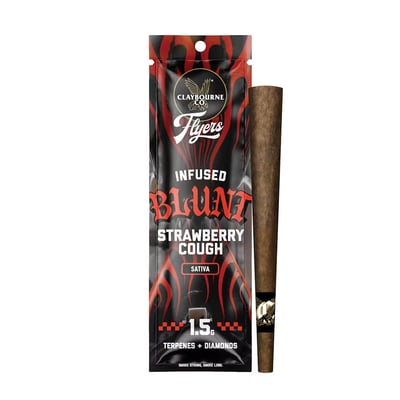 Shop Strawberry Cough (1.5g) - Flyers Infused Blunt | San Diego