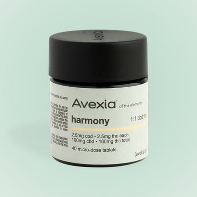 Image 1 for Harmony 1:1 CBD:THC [40pk] (100mg CBD/100mg THC), a cbd product