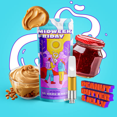 Peanut Butter And Jelly Vape Juice Grape PB & Jam Monster E-Liquid 100mL