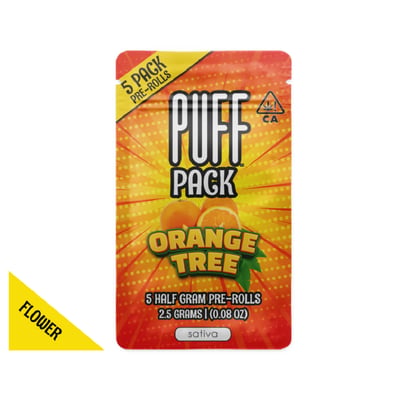 Image 1 for Orange Tree - Sativa - 5 Pack [2.5g], a sativa product