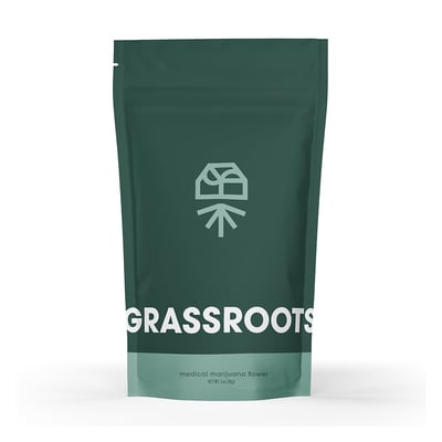 Shop GRASSROOTS WHOLE FLOWER 3.5G WHITE CAPS (I) 01383 TC 30.367