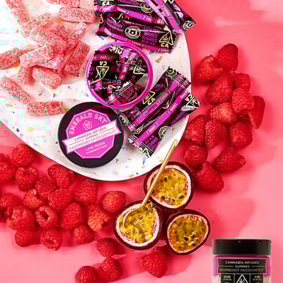 Live Resin Raspberry Passionfruit | 10pk/10mg - 100mg