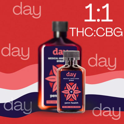 Shop Mini Day 1:1 THC:CBG - Blood Orange [100ml] (100mg CBG/100mg